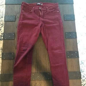 Eunina Maroon Jeans